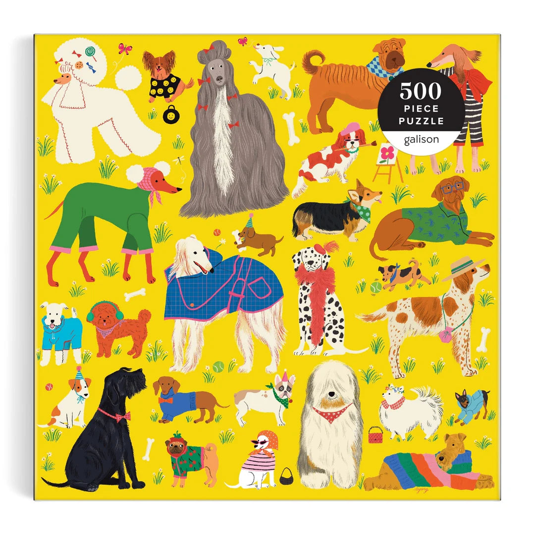 Fashionable Dogs - 500pc Jigsaw Puzzle