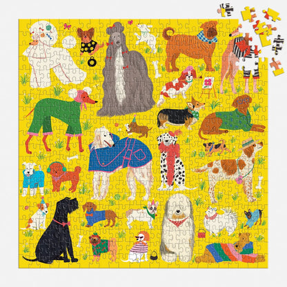 Fashionable Dogs - 500pc Jigsaw Puzzle