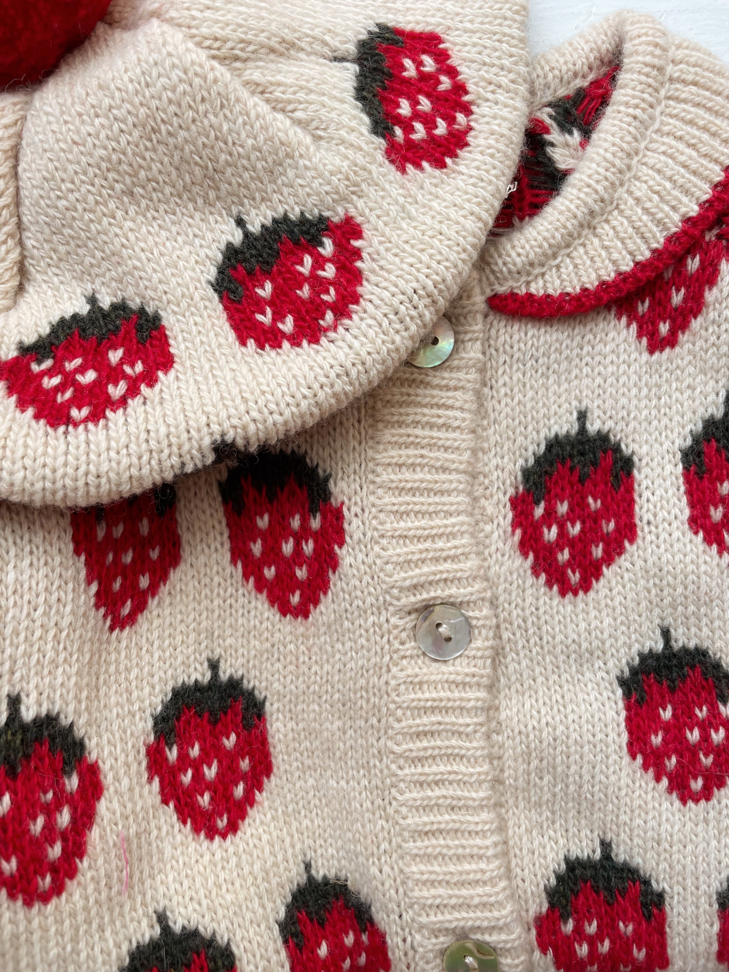 Konges Slojd - Belou Knit Cardigan - Strawberry