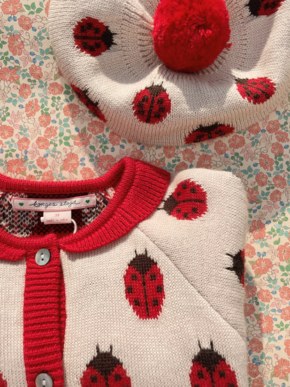 Konges Slojd - Belou Knit Ladybug Cardigan