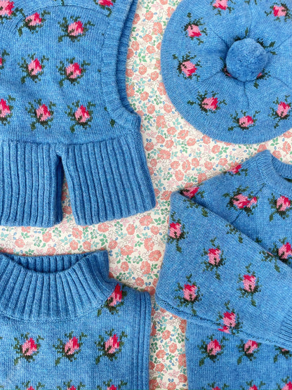Konges Slojd - Belou Knit Beret -Rosie Shades