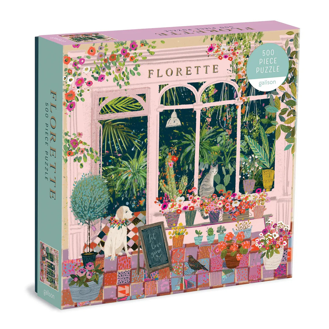 Florette - 500pc Jigsaw Puzzle - Galison - littleyoyo.ca
