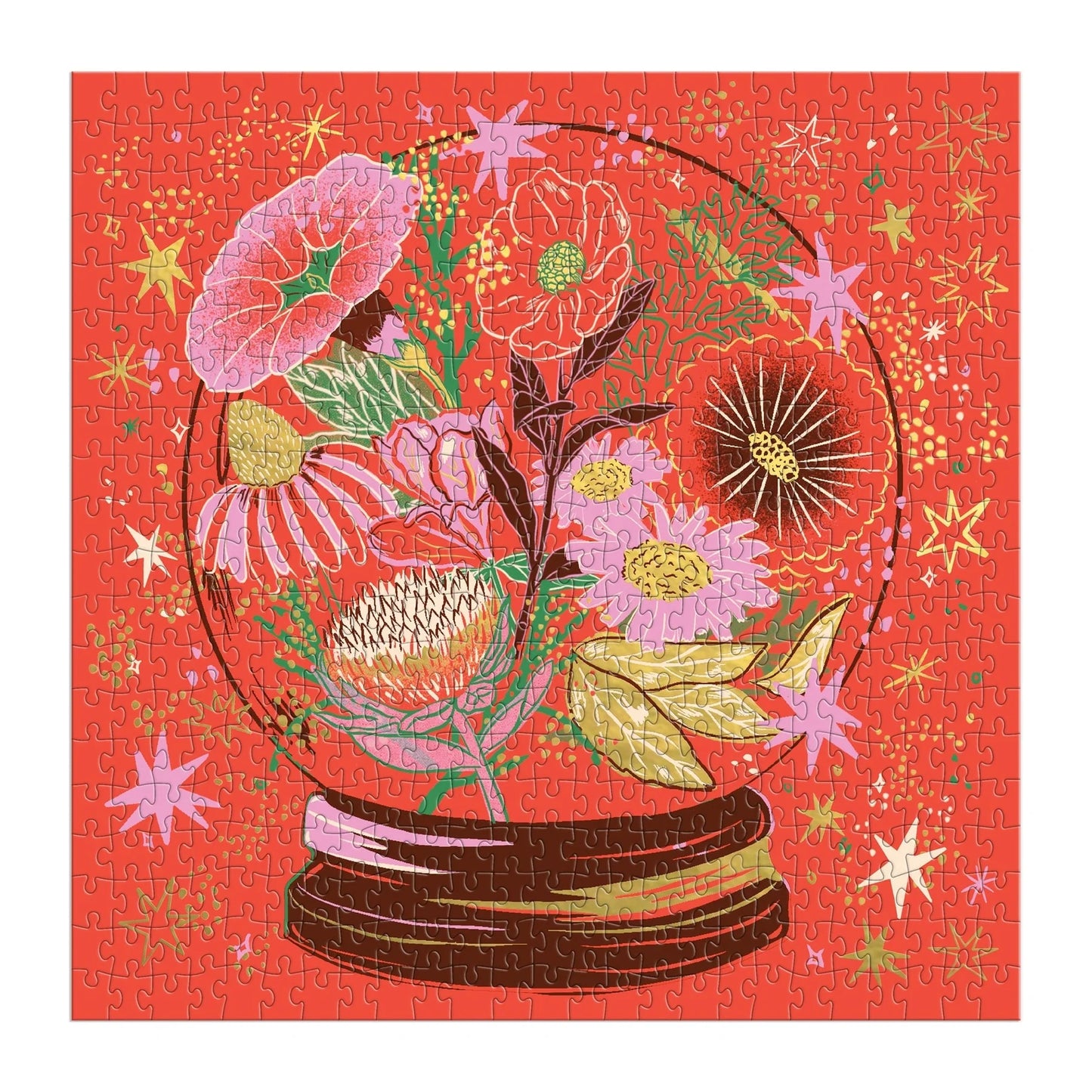 Flower Gazing - 500pc Foil Jigsaw Puzzle