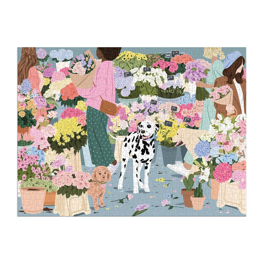 Flower Market - 1000pc Jigsaw Puzzle