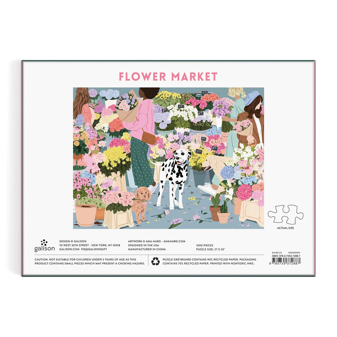 Flower Market - 1000pc Jigsaw Puzzle