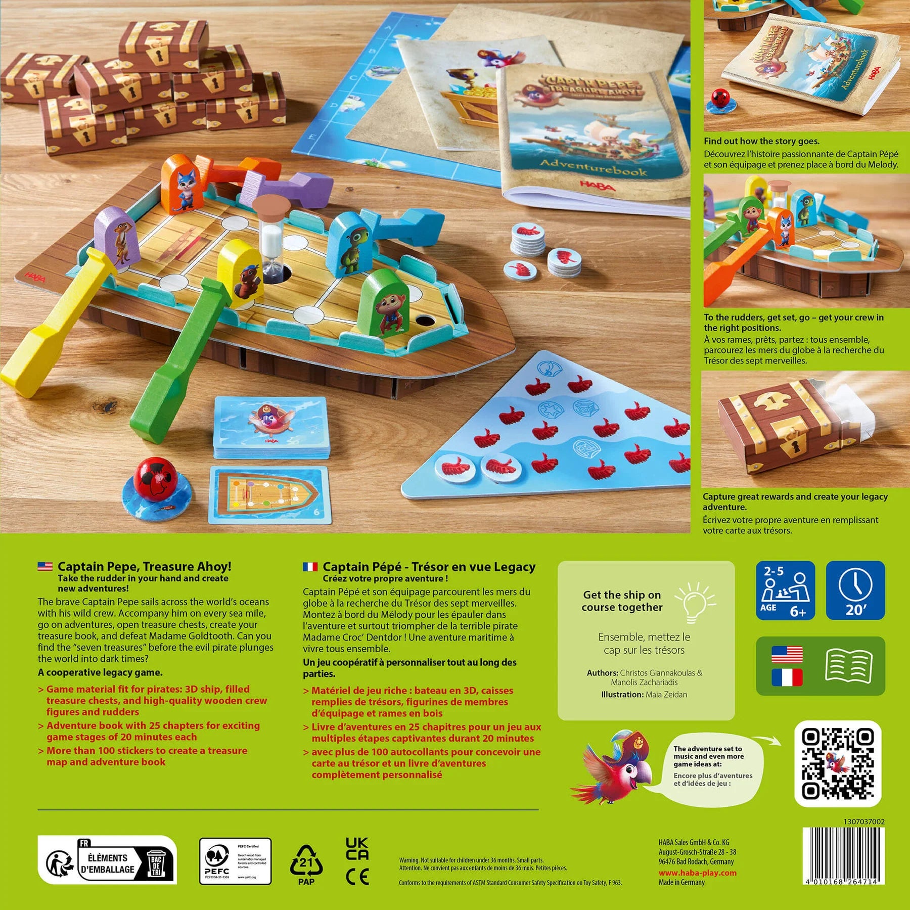 HABA - Capt'n Pepe: Treasure Ahoy! - HABA - littleyoyo.ca