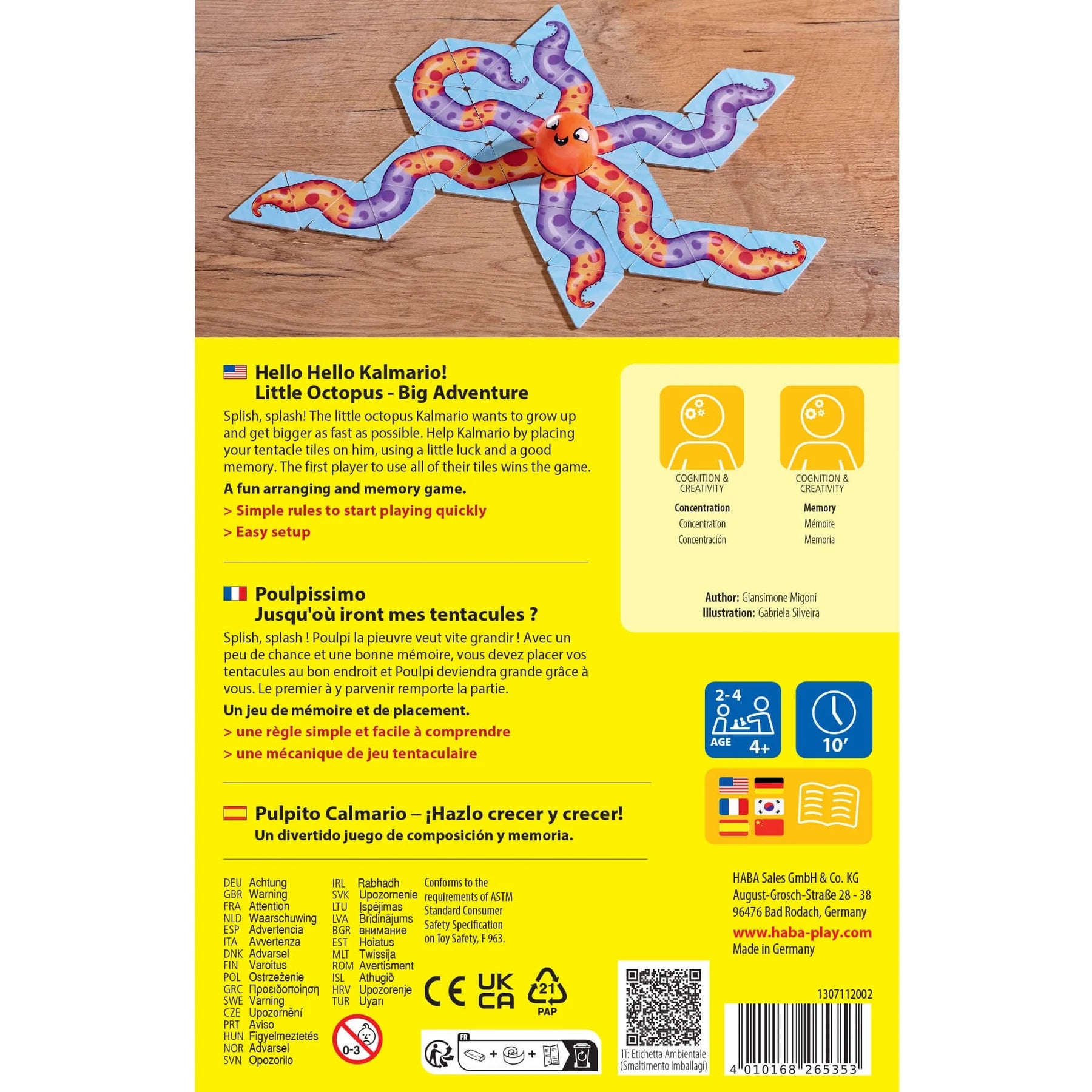 HABA - Hello Hello Kalmario! Game - HABA - littleyoyo.ca