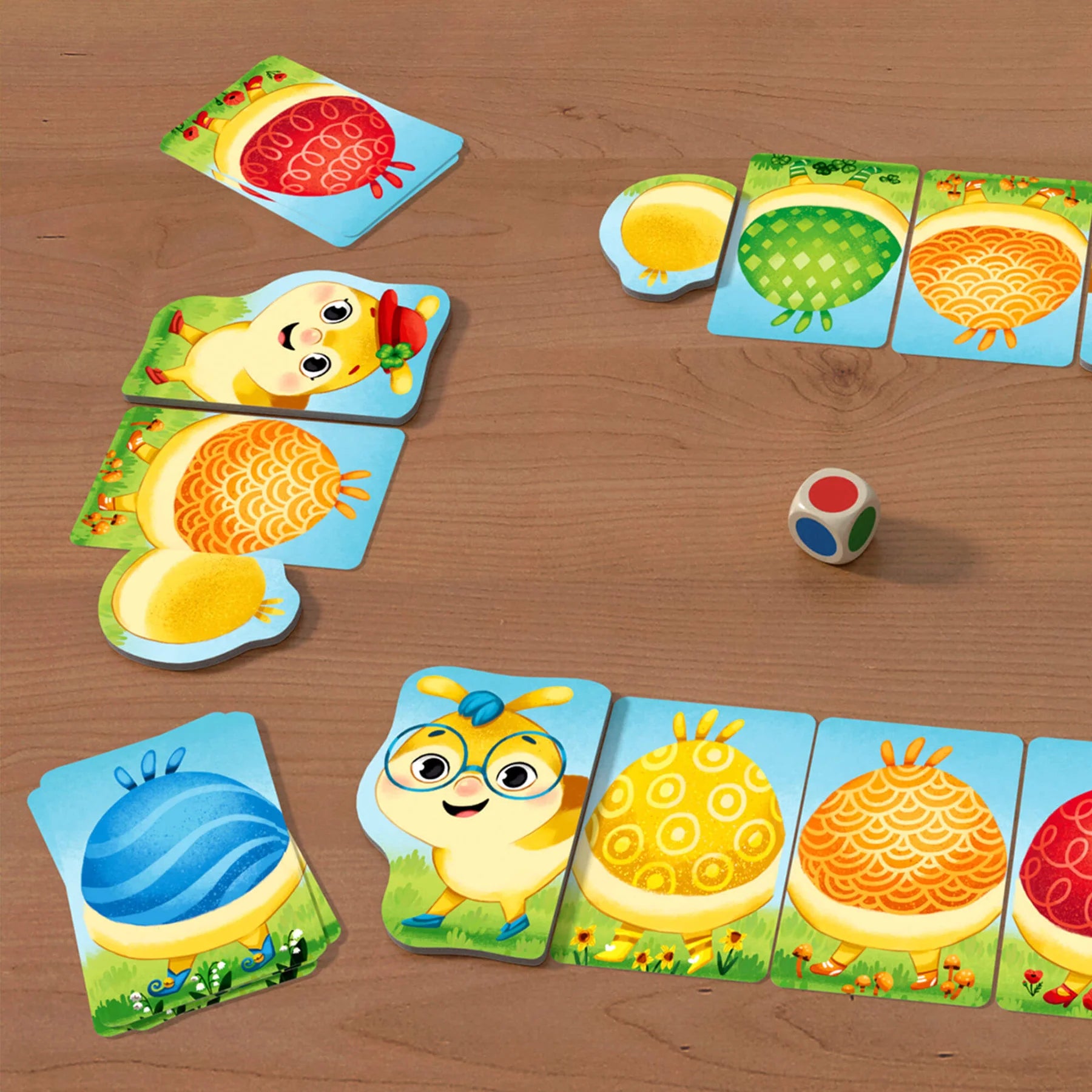 HABA - Rainbow Caterpillar Arranging Game - Mini - HABA - littleyoyo.ca