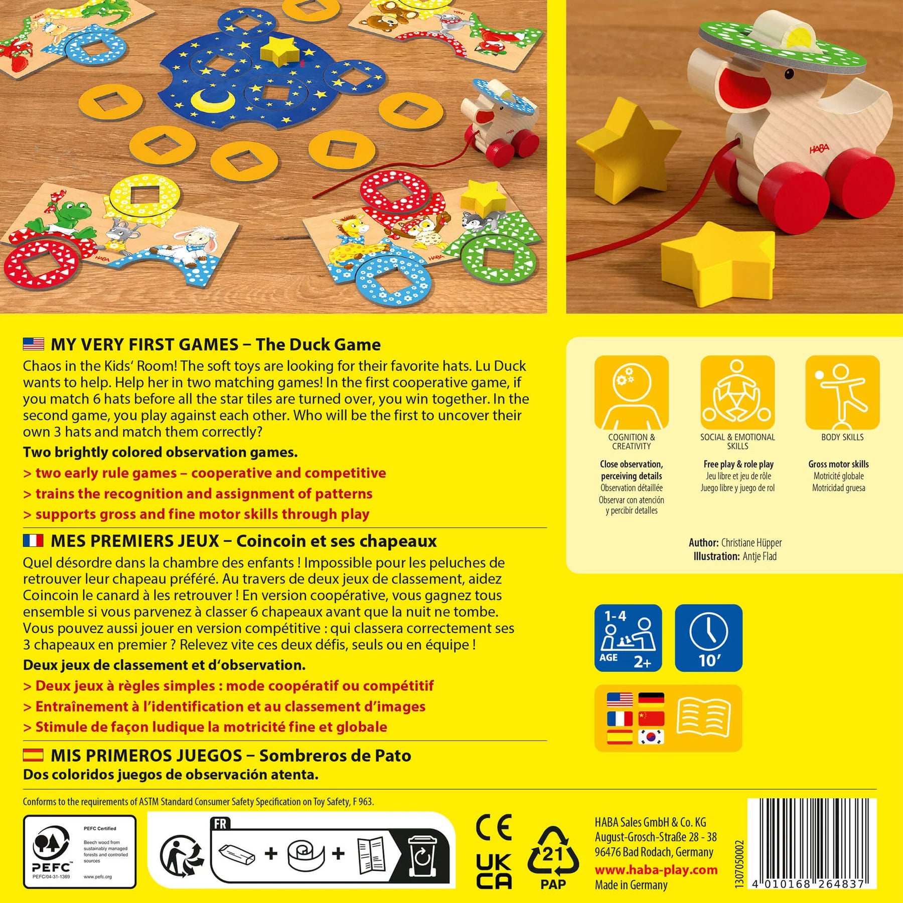 HABA - My Very First Games - The Duck Game - HABA - littleyoyo.ca