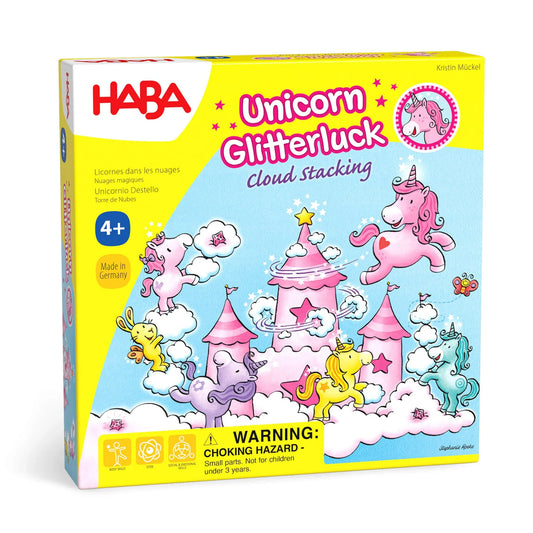 HABA - Unicorn Glitterluck - Cloud Stacking