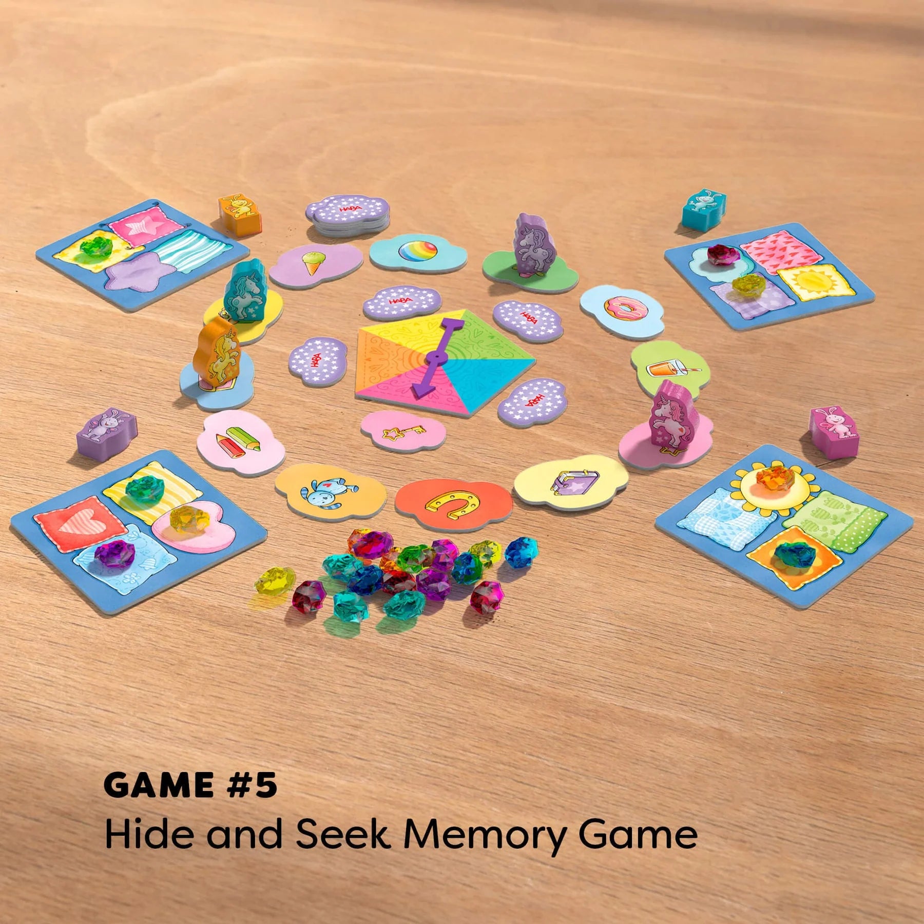 HABA - Unicorn Glitterluck - Game Collection - HABA - littleyoyo.ca