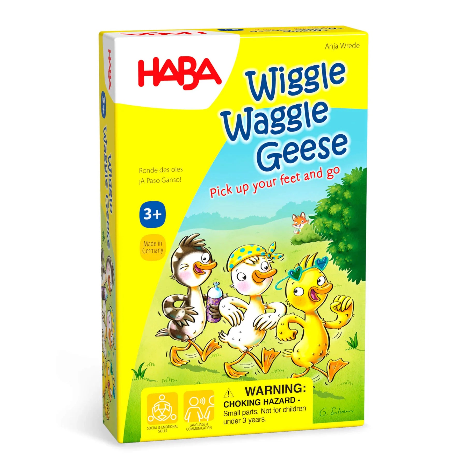 HABA - Wiggle Waggle Geese Cooperative Game - Mini - HABA - littleyoyo.ca