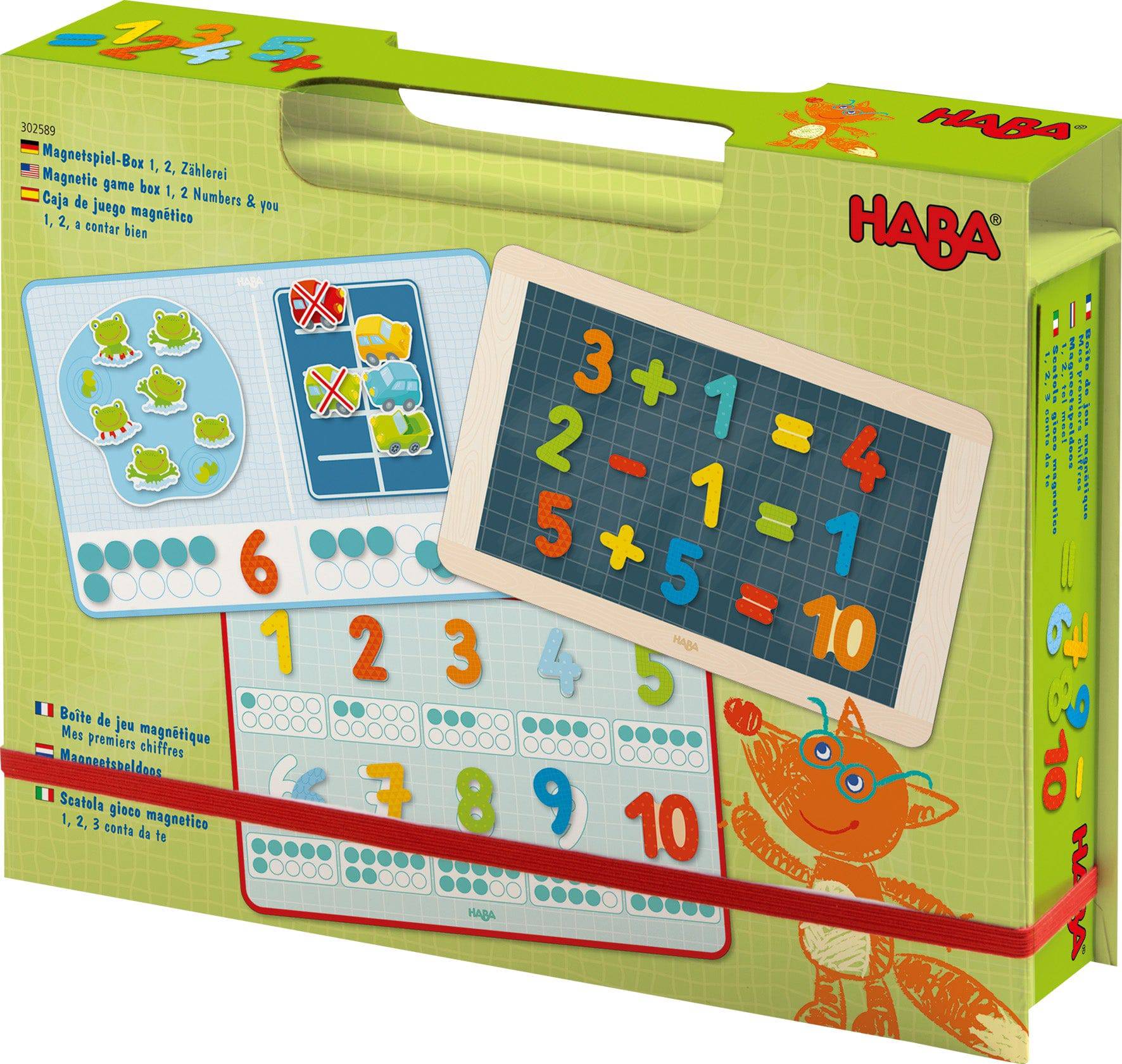 HABA - 1, 2 Numbers & You Magnetic 158 Piece Game Box - HABA - littleyoyo.ca