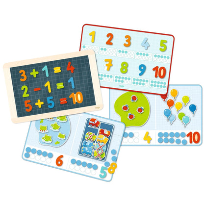 HABA - 1, 2 Numbers & You Magnetic 158 Piece Game Box
