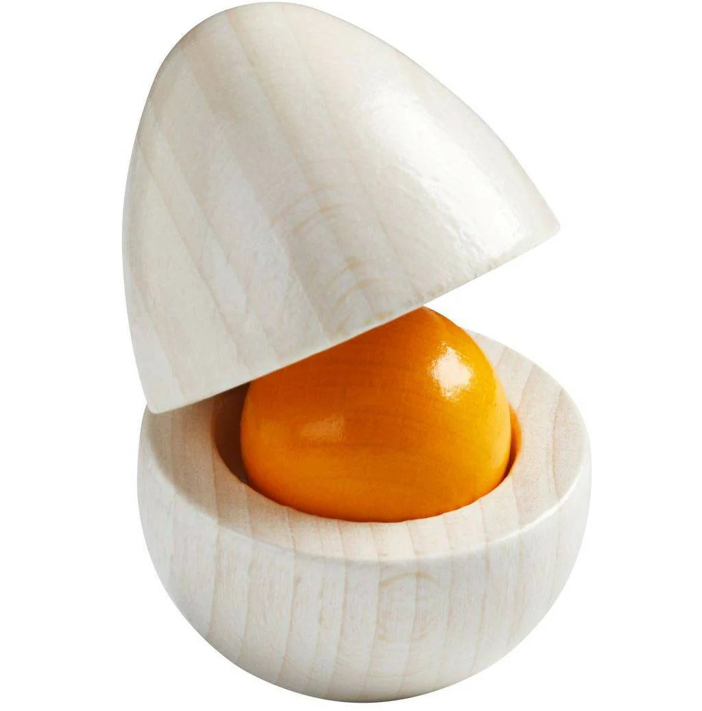 HABA - Wooden Eggs with Removable Yolk Play Food - HABA - littleyoyo.ca