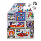 Mudpuppy - House on Mars 100 Piece House-Shaped Puzzle - Mudpuppy - littleyoyo.ca