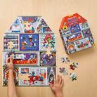 Mudpuppy - House on Mars 100 Piece House-Shaped Puzzle - Mudpuppy - littleyoyo.ca