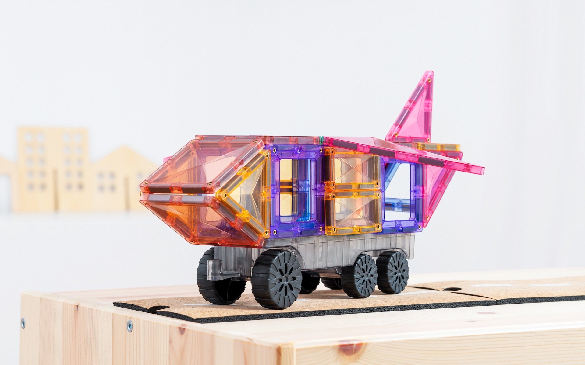 Connetix - Pastel Transport Pack - 50 Piece Magnetic Tiles - Connetix - littleyoyo.ca
