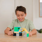 Child building with Connetix PRO Vehicles Pack