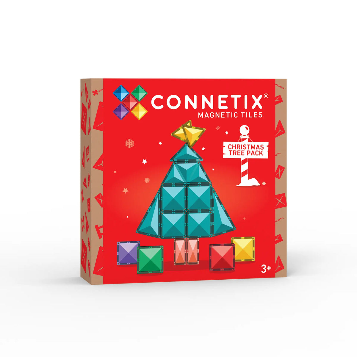 Connetix Christmas Tree Pack 16 Piece box