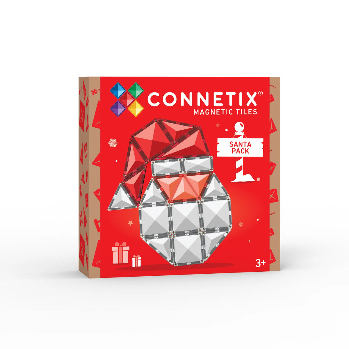 Connetix Christmas Santa Pack 17 Piece box