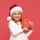 Child holding Connetix Christmas Reindeer Pack