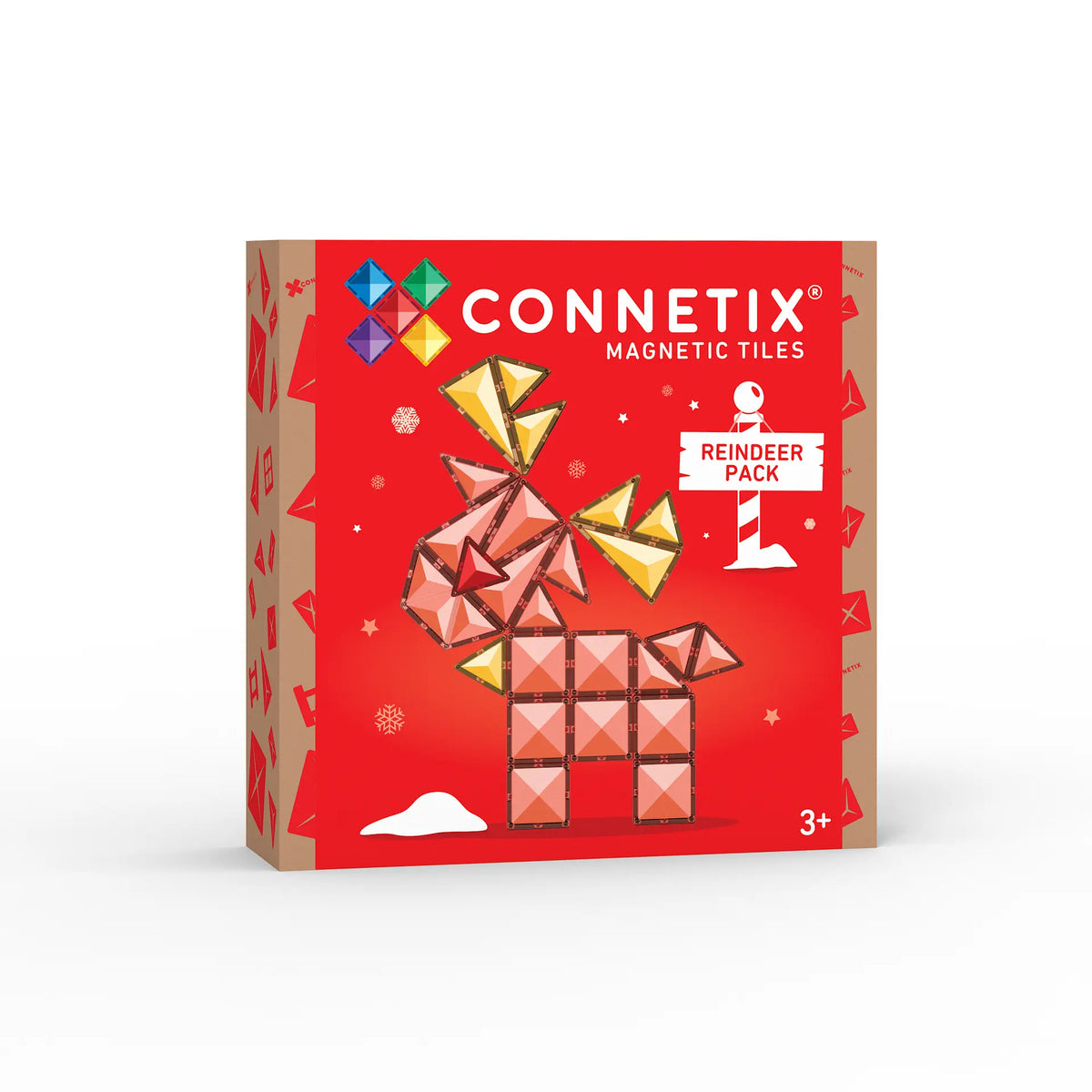 Connetix Christmas Reindeer Pack 25 Piece box