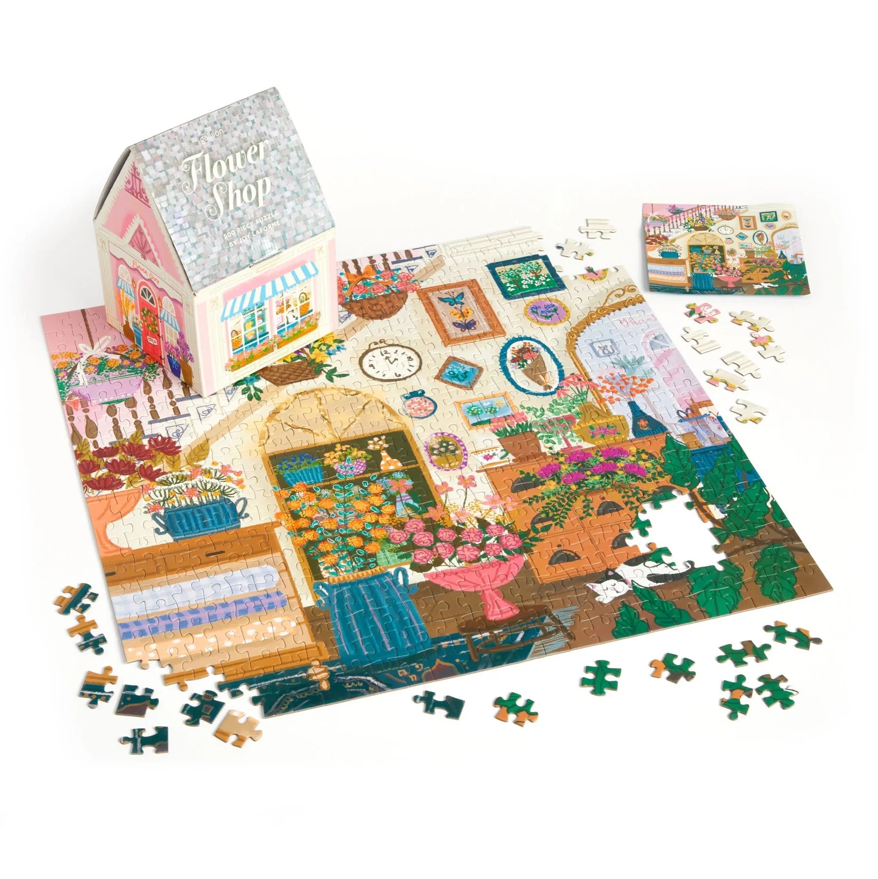 Joy Laforme Flower Shop - 500pc Jigsaw Puzzle - Galison - littleyoyo.ca