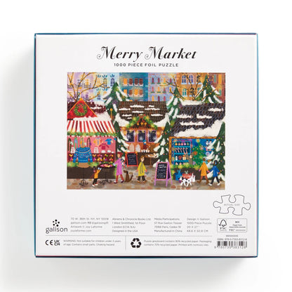 Joy Laforme Merry Market - 1000pc  Foil Jigsaw Puzzle
