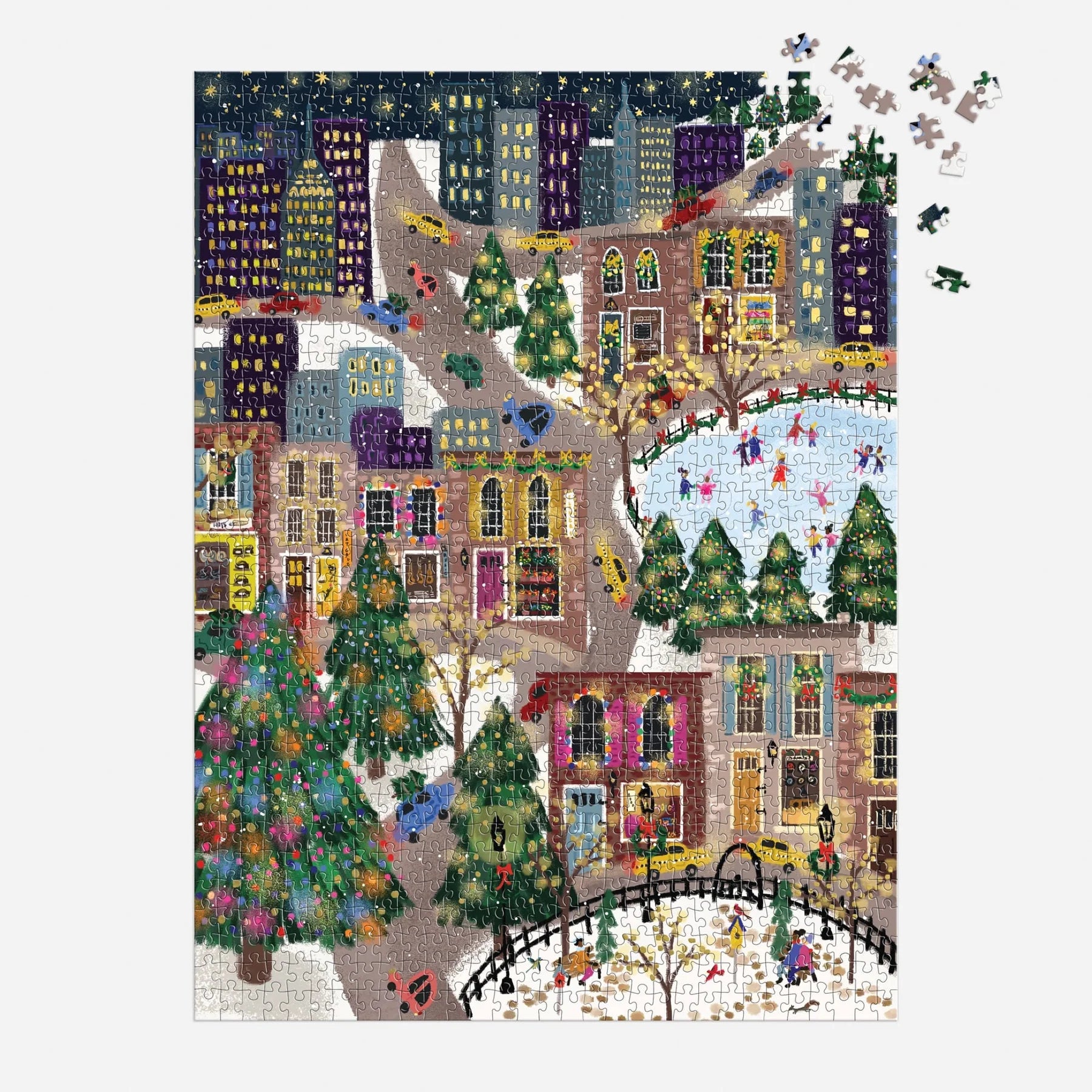 Joy Laforme Sparkling City - 1000pc Foil Jigsaw Puzzle - Galison - littleyoyo.ca