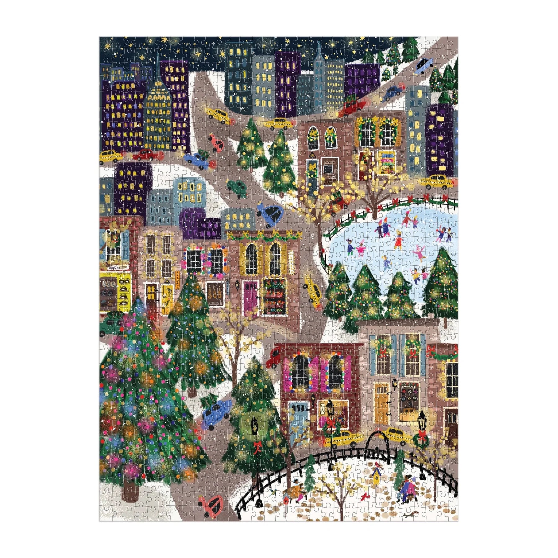 Joy Laforme Sparkling City - 1000pc Foil Jigsaw Puzzle - Galison - littleyoyo.ca
