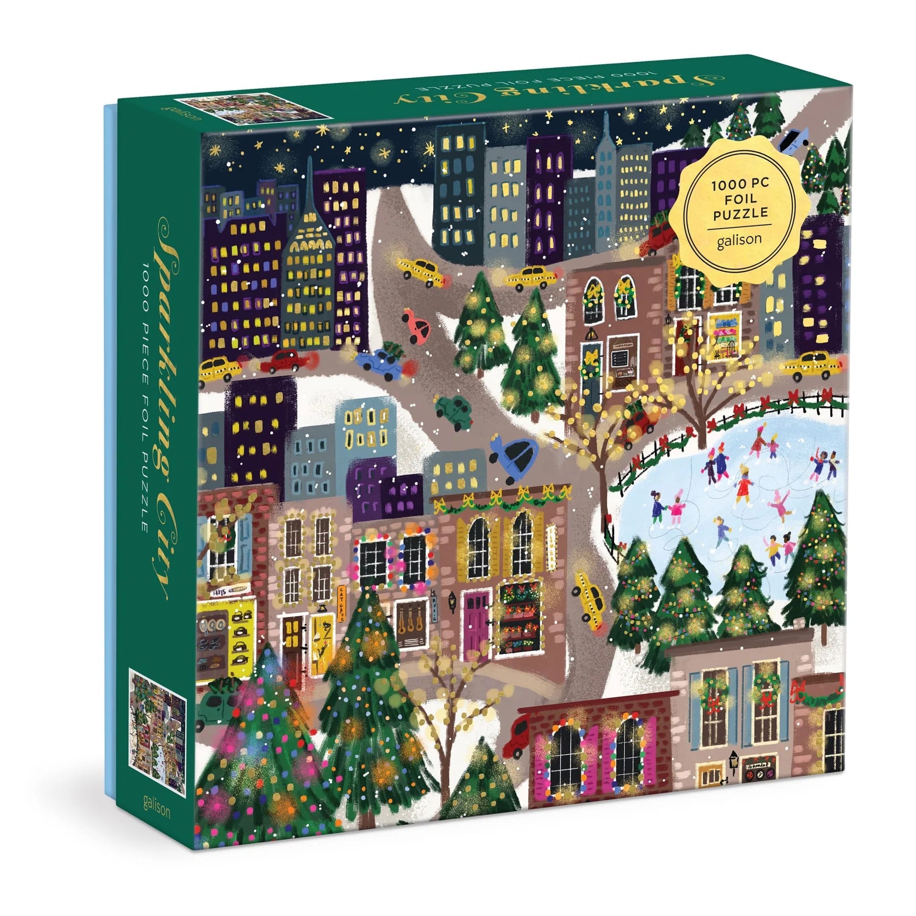 Joy Laforme Sparkling City - 1000pc Foil Jigsaw Puzzle - Galison - littleyoyo.ca
