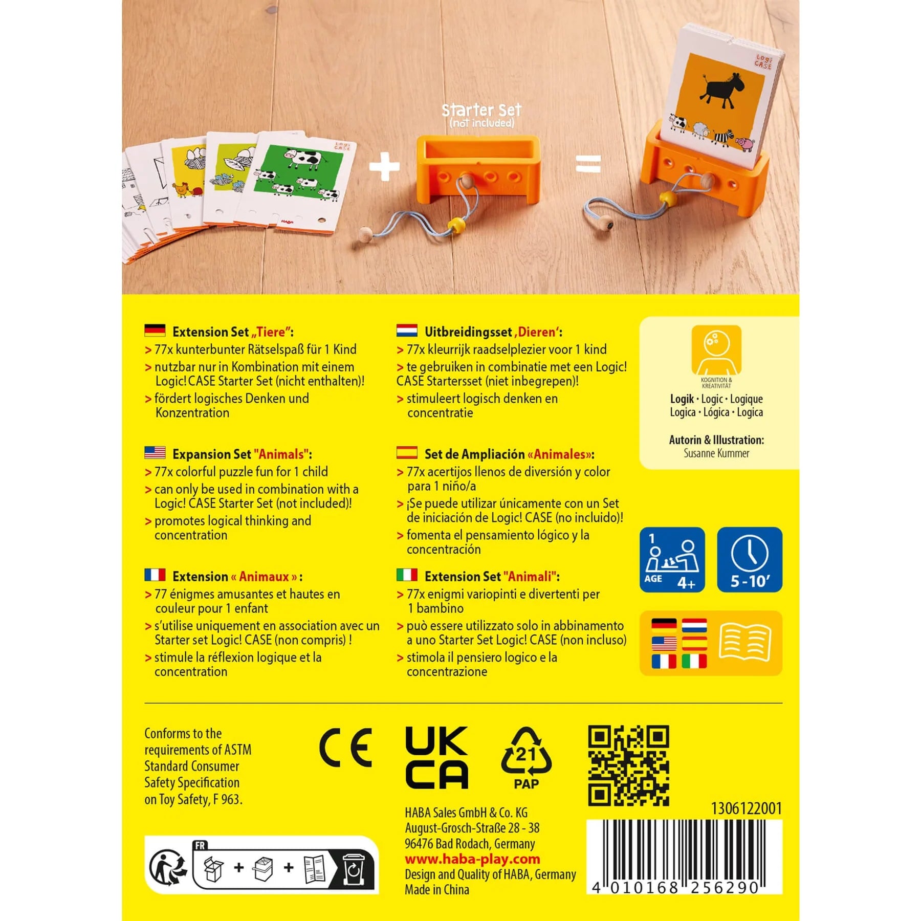 HABA - Logic! Case Expansion Set - Animals - HABA - littleyoyo.ca