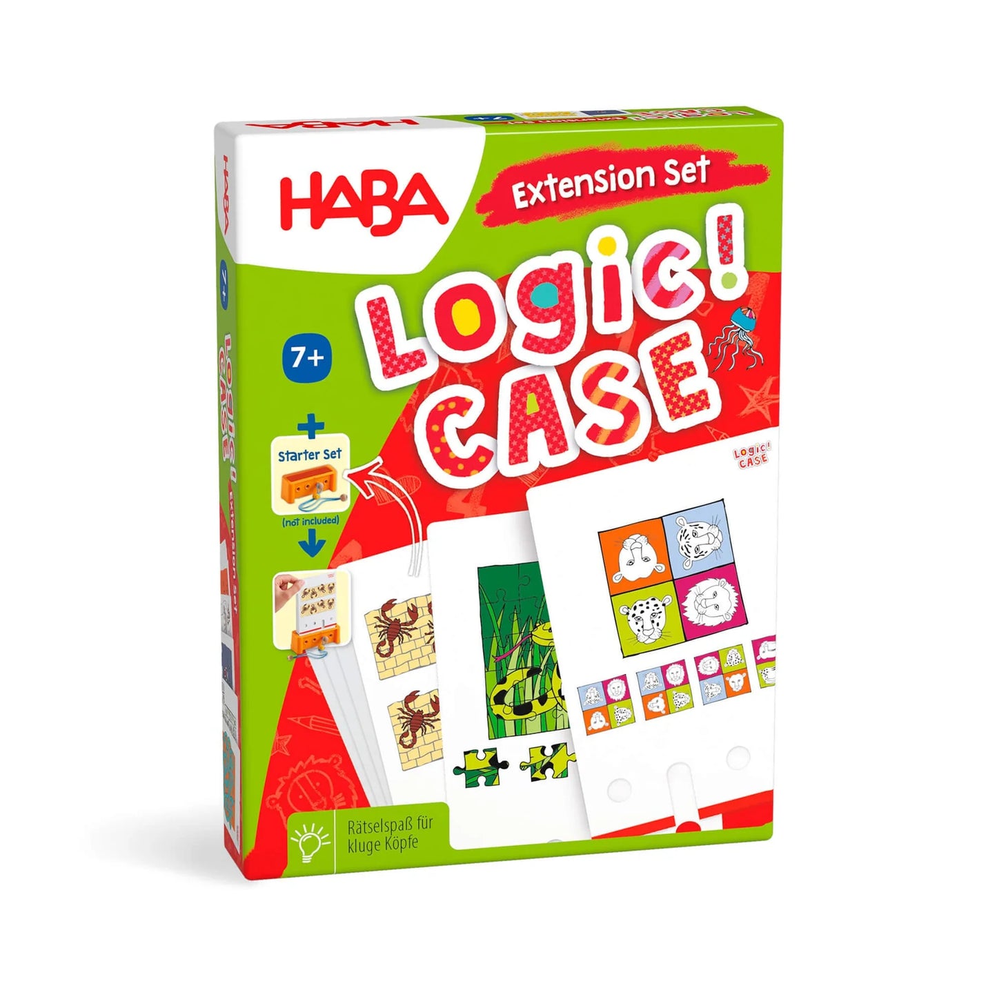 HABA - Logic!  Case Expansion Set - Dangerous Animals