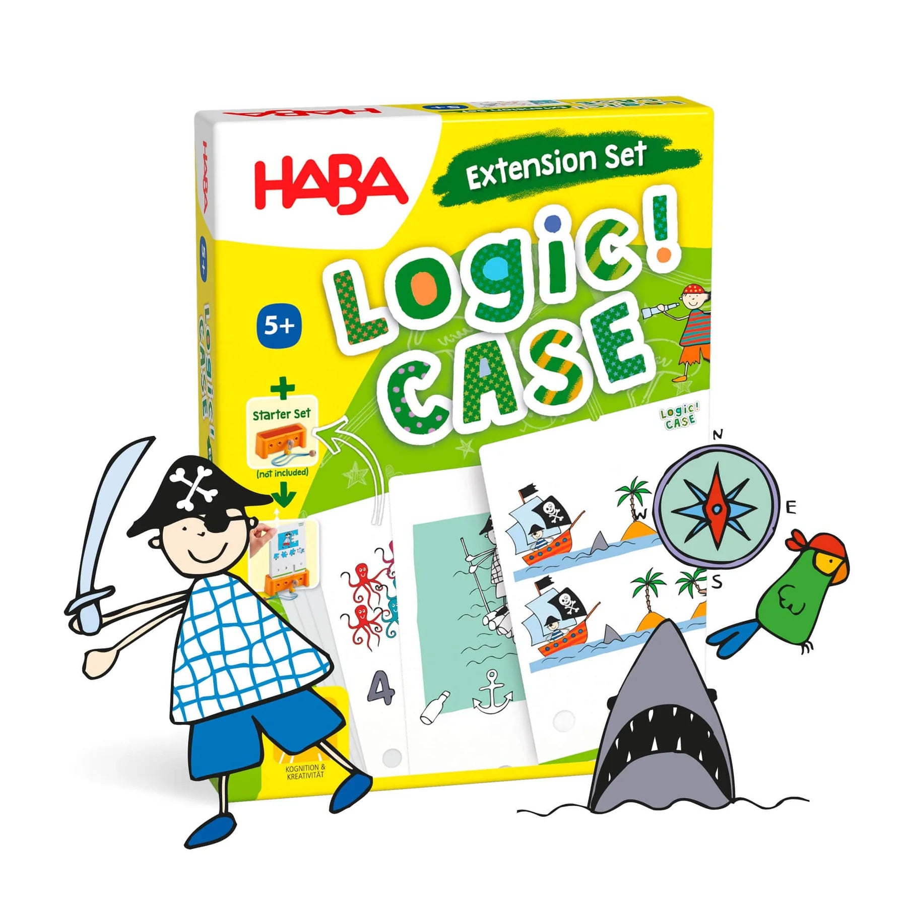 HABA - Logic! Case Expansion Set - Pirates - HABA - littleyoyo.ca