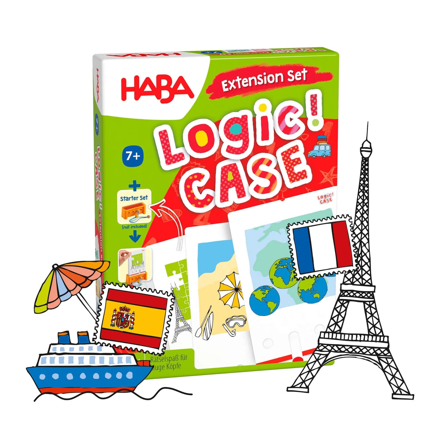 HABA - Logic!  Case Expansion Set - Vacation & Travel