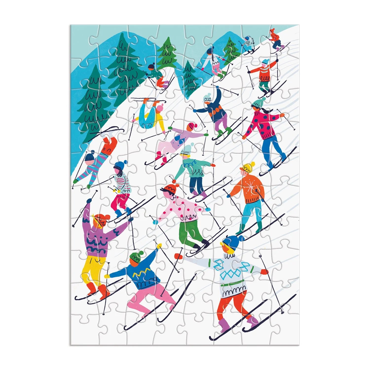 Louise Cunningham Merry and Bright 12 Days of Christmas Advent Puzzle Calendar - Galison - littleyoyo.ca
