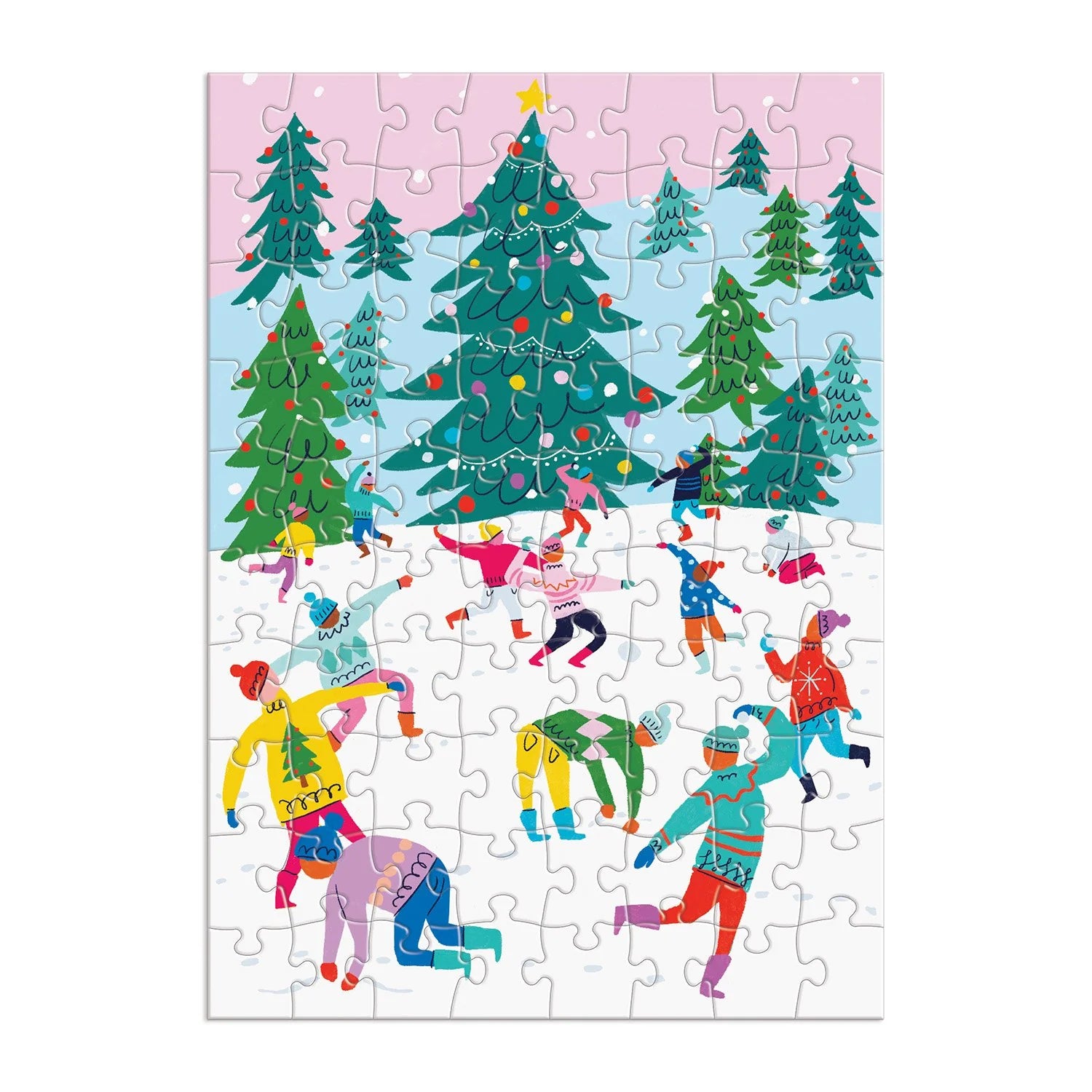 Louise Cunningham Merry and Bright 12 Days of Christmas Advent Puzzle Calendar - Galison - littleyoyo.ca