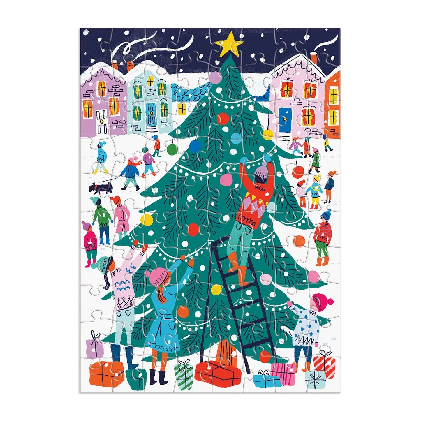 Louise Cunningham Merry and Bright 12 Days of Christmas Advent Puzzle Calendar