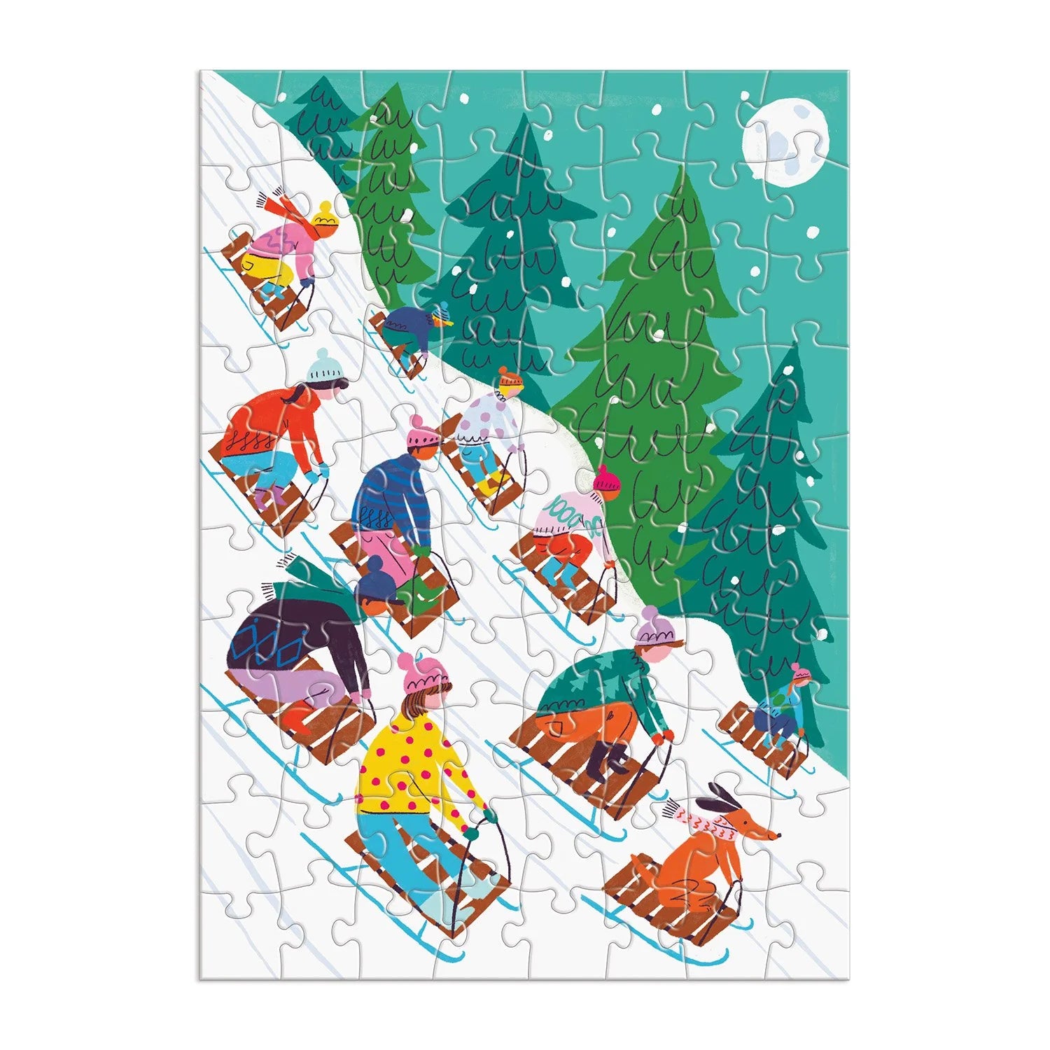 Louise Cunningham Merry and Bright 12 Days of Christmas Advent Puzzle Calendar