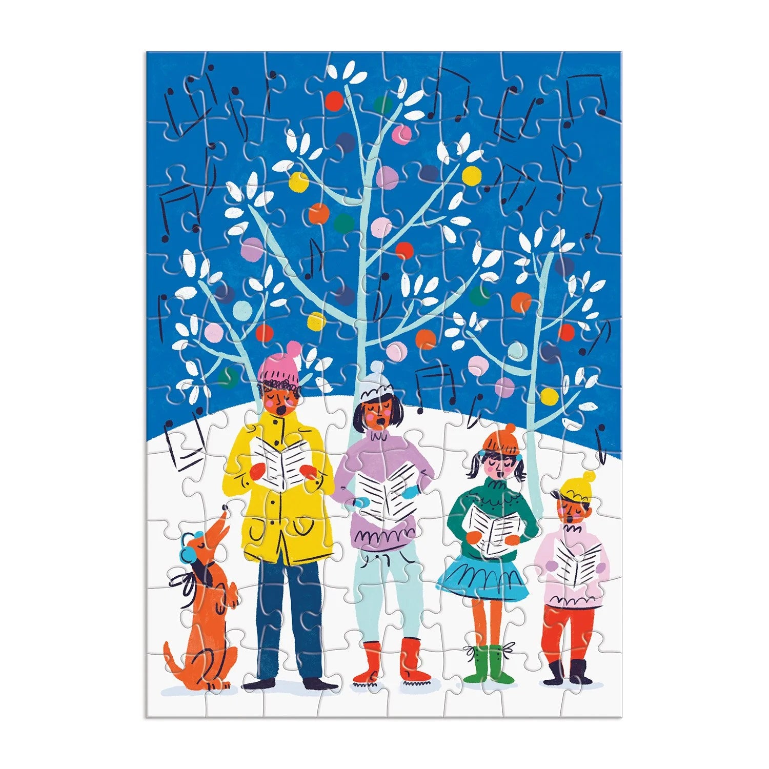 Louise Cunningham Merry and Bright 12 Days of Christmas Advent Puzzle Calendar - Galison - littleyoyo.ca