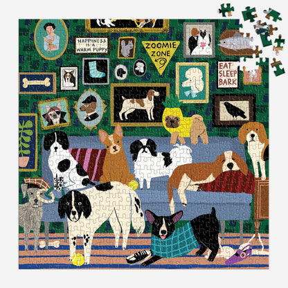 Lounge Dogs - 500pc Jigsaw Puzzle