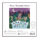 Merry Moonlight Skaters - 500 Piece Foil Jigsaw Puzzle - Galison - littleyoyo.ca