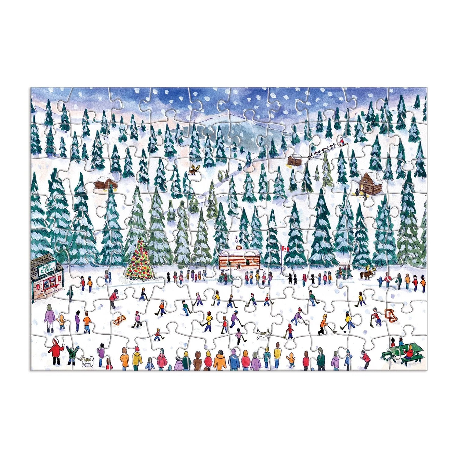 Michael Storrings 12 Days of Christmas Advent Puzzle Calendar - Galison - littleyoyo.ca