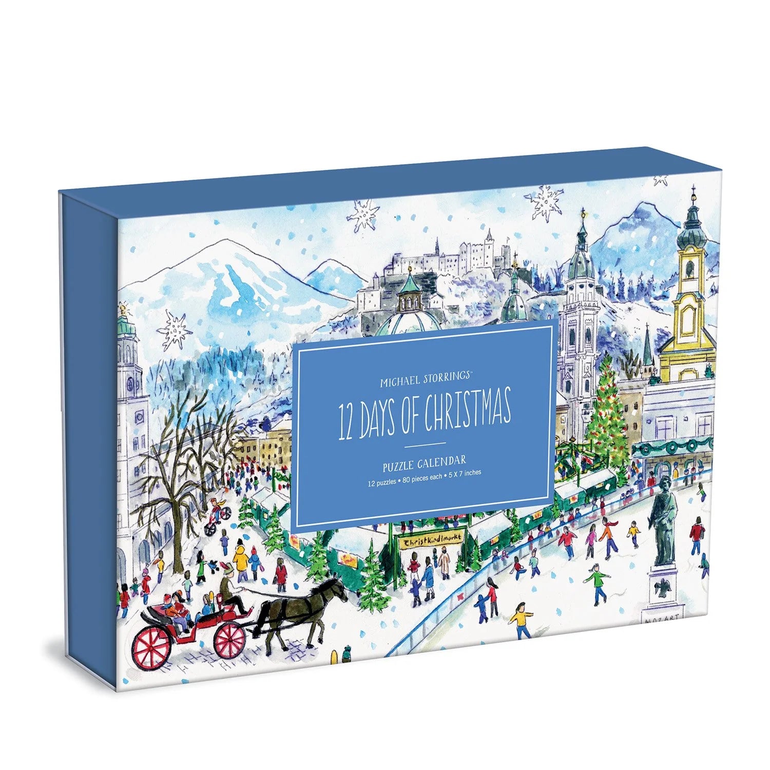 Michael Storrings 12 Days of Christmas Advent Puzzle Calendar - Galison - littleyoyo.ca