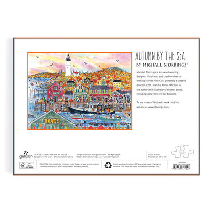 Michael Storrings Autumn By the Sea- 1000 Piece Jigsaw Puzzle