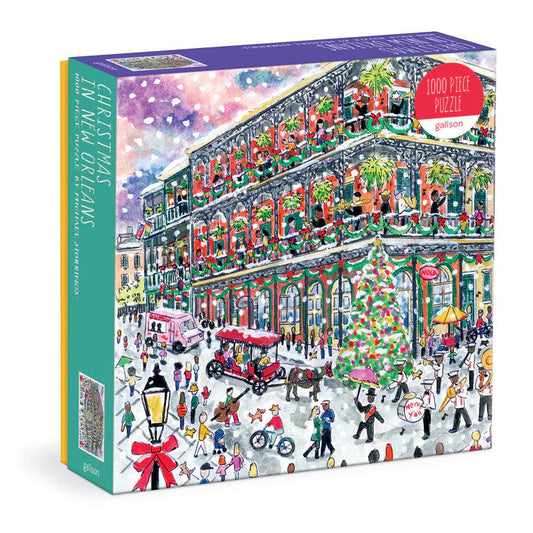 Michael Storrings Christmas in New Orleans - 1000 Piece Jigsaw Puzzle