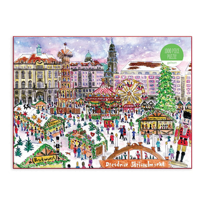 Michael Storrings Christmas Market - 1000 Piece Jigsaw Puzzle