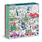 Michael Storrings Christmas Tree Farm - 1000 Piece Foil Jigsaw Puzzle - Galison - littleyoyo.ca