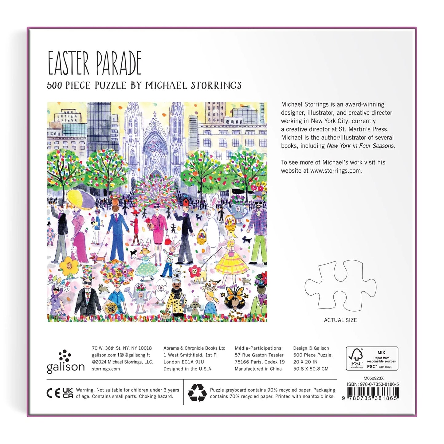 Michael Storrings Easter Parade - 500pc Jigsaw Puzzle